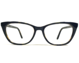 Capri Eyeglasses Frames US109 BLUE Navy Brown Tortoise Cat Eye 50-17-140 - £36.89 GBP
