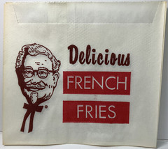 Group of 12 Colonel Sanders Kentucky Fried Chicken French Fry Bags. - £6.80 GBP