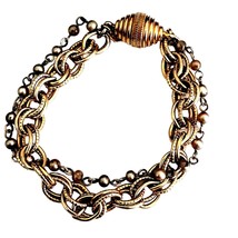 Sarah Coventry Goldtone Chain Link Layered Bracelet - £13.64 GBP