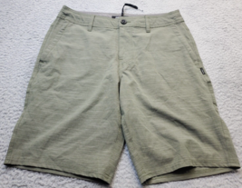 O&#39;Neill Hybrid Shorts Mens Size 30 Green Polyester Pockets Mid Rise Flat... - £15.68 GBP