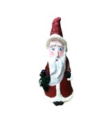 Papermache Santa Father Christmas Decoration Holiday Figurine 2007 R Gil... - £39.23 GBP