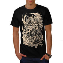 Wellcoda Dead Knight Bones Mens T-shirt, Scary Skull Graphic Design Printed Tee - £14.74 GBP+