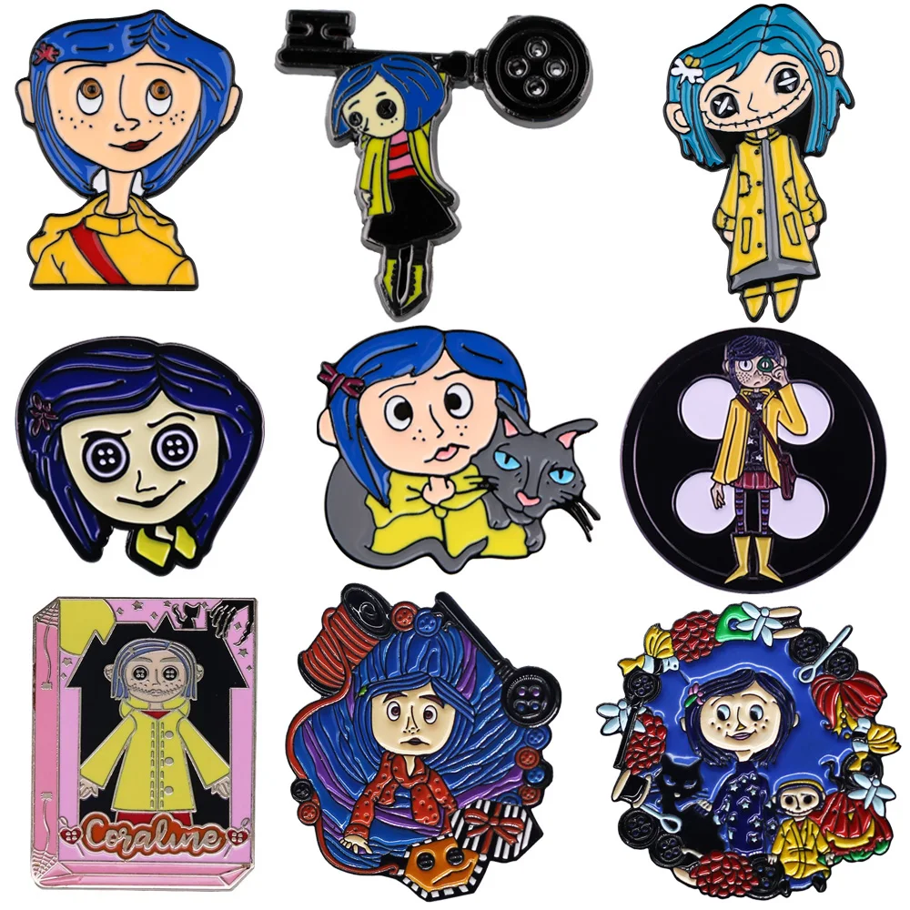 Anime Movie Enamel Pin Lapel Pin Brooches for Backpack Collection Manga ... - £6.68 GBP+