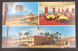 Vintage 1968 Holiday Inn Gulf Breeze FL Florida Postcard Pensacola Beach - £6.73 GBP