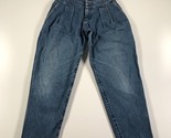 Vintage Lee High Rise Jeans Donna 25x27 Sbiadito Pieghe Blu Move Affusol... - $27.68