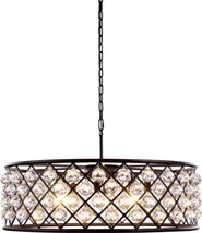 Pendant Light MADISON 8-Light Clear Crystal Polished Nickel Faceted Royal-Cut - £1,571.92 GBP