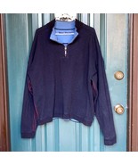 Tommy Bahama Reversible Shirt Adult 2X XXL Mens Quarter Zip Sweater Ches... - $24.03