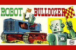 Robot Bulldozer #2 - Art Print - £17.57 GBP+