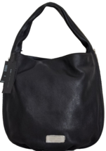 Marc Jacobs New Q Hillier Black Italian Leather Zippered Snakeskin Bagnwt! - £267.47 GBP