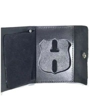 New York City Police Officer Shield  Cut-Out &amp; ID Card Snap Wallet - £11.82 GBP