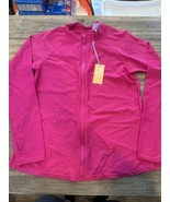 Kona Sol Women&#39;s UPF 50 Full Zip Mock Neck Rash Guard Pink Size Medium. ... - £13.99 GBP