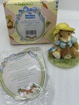 1995 Enesco My Blushing Bunnies Bless this Home Blue Bird House #157775 NEW - $9.49