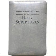 New World Translation of the Holy Scriptures Bible Gray Leather 4.75&quot; X 6.75&quot; - £14.01 GBP