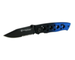 Smith Wesson CK111S Extreme Ops Liner Lock Folding Knife Blue Black Handle - $23.75