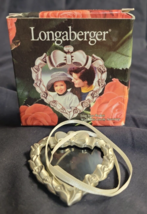 Longaberger Pewter Heart frame tie on - £5.99 GBP