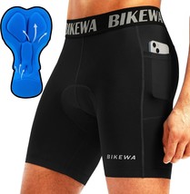 Men&#39;S 4D Padded Bike Shorts Cycling Underwear Biking Bicycle Padding Sho... - $39.99