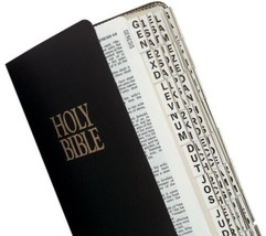 Large Print Catholic Goldtone-Edged Adhesive Tabs | Old &amp;New Testament Bible - $11.39