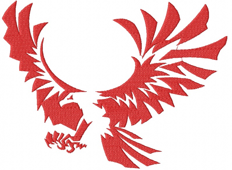 Eagle Machine Embroidery Design, Instant Download - $3.50