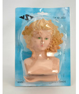 Vintage Plastic Girl Head Bust Plastic  - £15.21 GBP