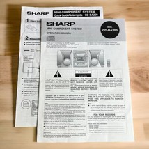 Sharp CD-BA200 Stereo Original Operation Manual &amp; Quick Guide CD Player ... - £9.62 GBP