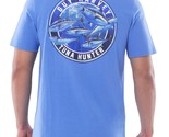 Guy Harvey Mens Logo Graphic T-Shirt Azure Blue-Small - $19.99