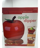 Chocomaker Apple Dipper Model #9820 Electric Fondue Pot Red Chocolate Ca... - $29.69