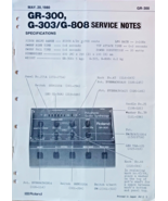 Roland GR-300 G-303, G-808 Guitar Synth Original Service Manual Book, Ve... - €85,94 EUR
