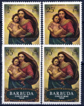 ZAYIX Barbuda 39-42 MNH Christmas Madonna &amp; Child Artist Raphael 062723S47M - £1.18 GBP