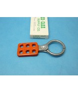 McMaster Carr Osborn OG-80-2 Lock Out 1-1/2&quot; Hasp Aluminum Red 6 Hole New - $9.99