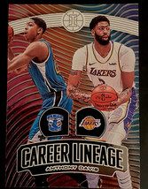 2019-20 Panini Illusions Career Lineage Anthony Davis #21. Lakers Hornets NBA - £1.99 GBP