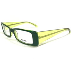 Miu Miu Eyeglasses Frames VMU04B 4BZ-1O1 Green Clear Rectangular 50-16-135 - £95.56 GBP