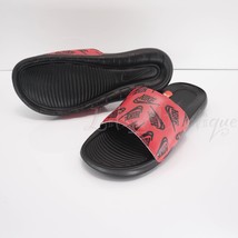 NIB Nike CN9678-601 Men&#39;s Victori One Slides Slip-on Sandals Black Red Size 9 - £25.76 GBP