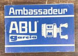 Vintage Abu Garcia Ambassadeur Fishing Reel Manual Only AB Sweden Casting - £11.45 GBP