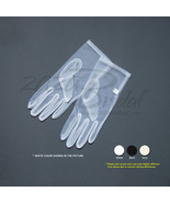 Gorgeous Sheer Gloves Slip-on - Wrist Length, Chiffon textured feeling - $18.97 CAD