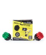 2 Pack Drillbrush Kit - 2in Green Medium Stiffness Brush and 2in Red Sti... - $13.95