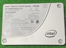Intel SSD DC S3500/3520 Series 240GB 2.5&quot; Sata 6Gb/s Solid State Drive - £12.83 GBP