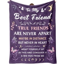 Best Friend Blanket Gifts, Friendship Blanket Gifts For Women, Work Bestie, Bff, - £26.88 GBP