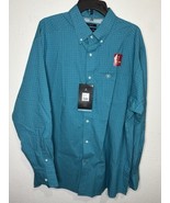 Ariat Pro Series Bachelder Cerese Blue Long Sleeve Checkered Button Up S... - €42,30 EUR