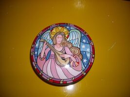 Mikasa Herald Angel Round Ceramic Box Christmas - $19.00