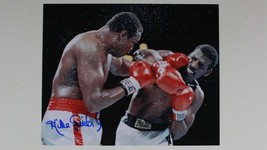 Michael Spinks Signed Autographed Glossy 8x10 Photo vs. Larry Holmes - £31.96 GBP
