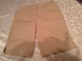 Copper Key shorts uniform long Size 14S khaki flat front girls New  - £11.84 GBP