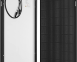 100 Watt Solar Panel 9 Bus Bar Black Mono Great for RV, Trailer, C - £123.62 GBP