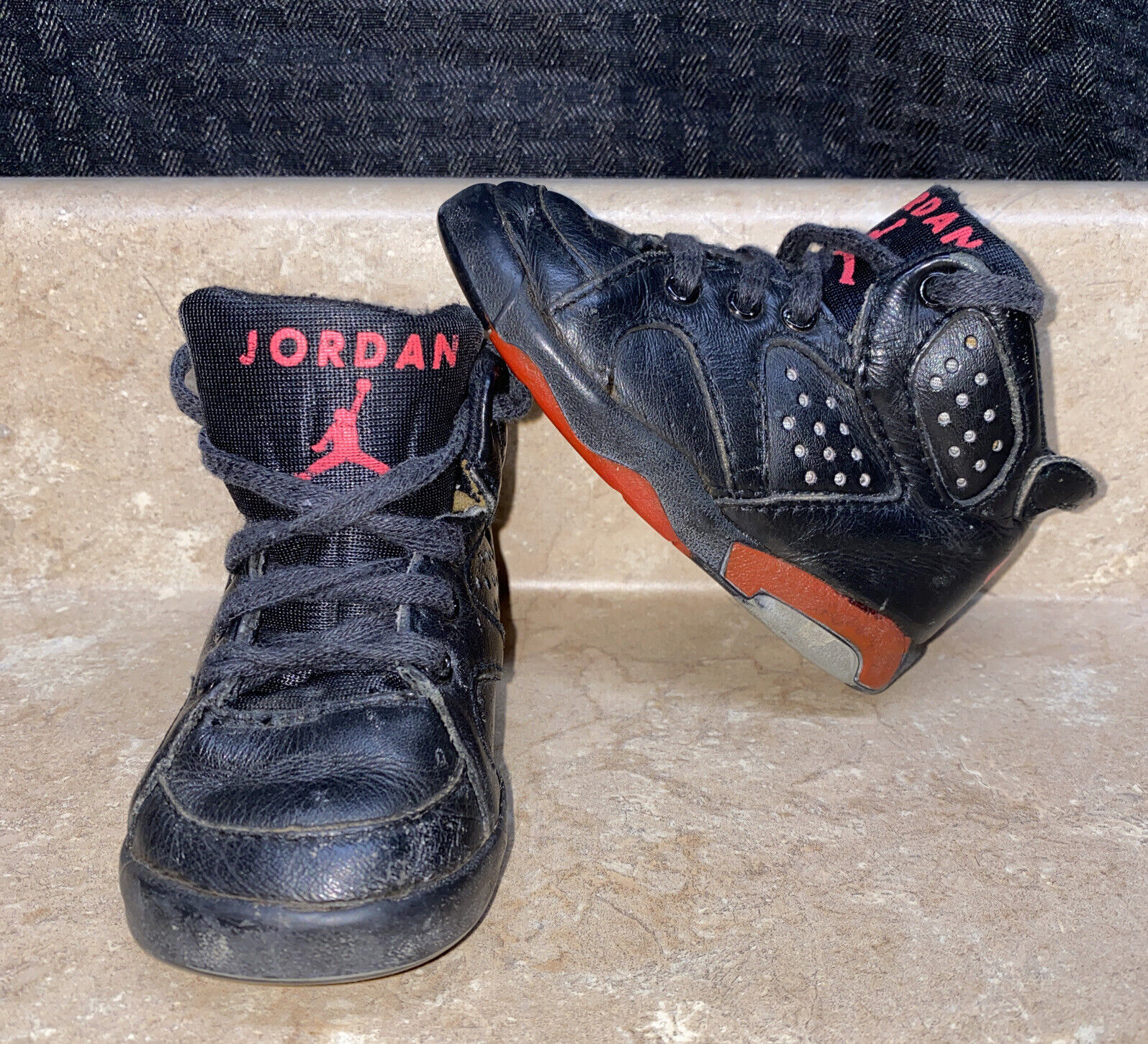 Primary image for Authenticity Guarantee 
Original Vintage 1991 Nike Air Jordan 6 Black Infrare...