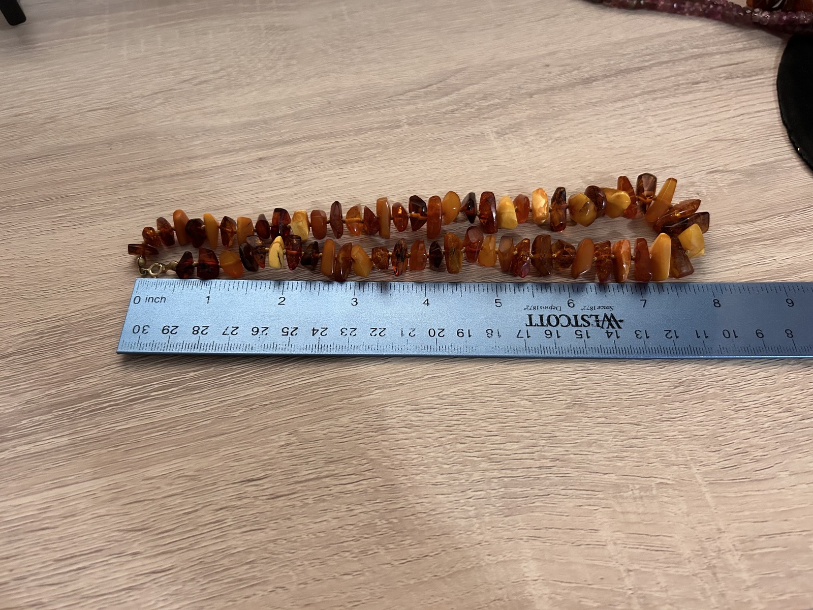 Vintage Authentic Amber Necklace and Bracelet Set - AS IS Item image 3