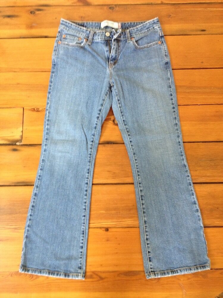 Primary image for Levis 515 Boot Cut Stretch Distressed Wash Womens Jeans 10M 31" Waist
