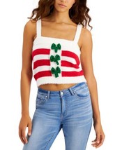 Hooked Up by IOT Juniors Holiday Bow-Front Tank Size:Medium Color:Red - $27.09