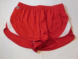 Holloway Dry-Excel Ladies S small Active Cheerleading shorts lined Red White -- - £10.05 GBP