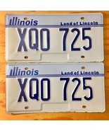 1983 United States Illinois Land of Lincoln Passenger License Plate XQ0 725 - £24.19 GBP