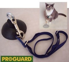 Small Dog Or Cat Grooming Hold Em Bath Tub Restaint Tether Harness&amp;Suction Cup - £15.67 GBP