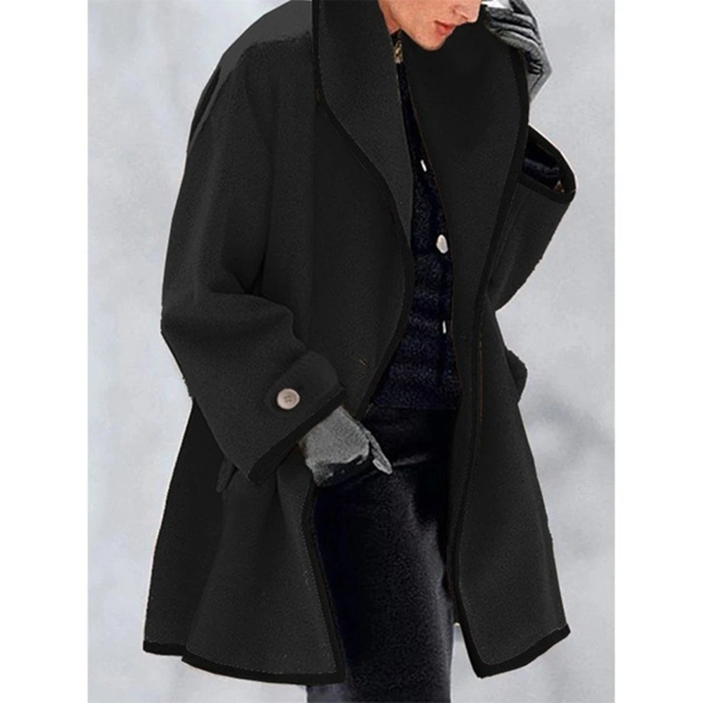s Long Jacket Coats  Autumn Winter   Trench Jackets Ladies Warm Slim Long Overco - £131.25 GBP